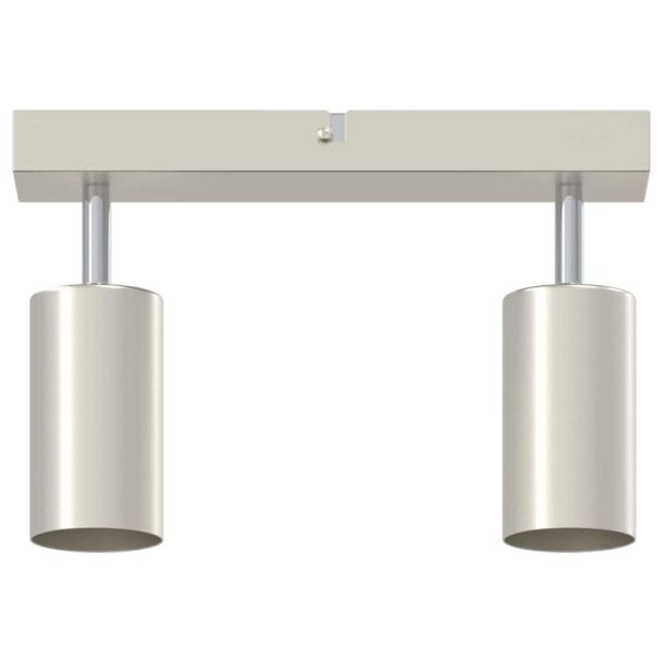 Таванен спот Матиран никел 26 x 5.5 x 16.5 см Стомана