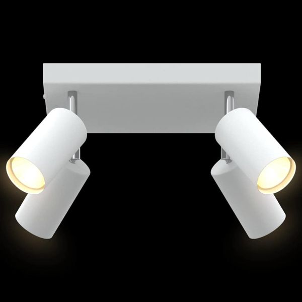 Таванен спот Бяло 26 x 26 x 16.5 см Стомана