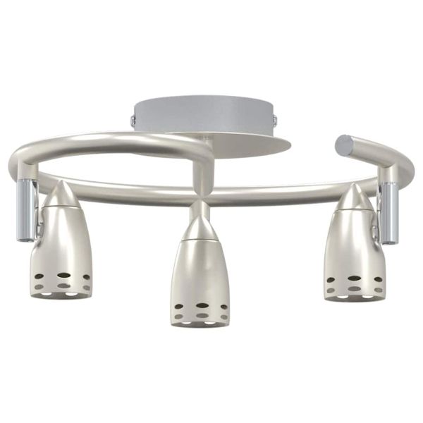 Таванен спот Матова никел 25 x 24 x 12 см Стомана