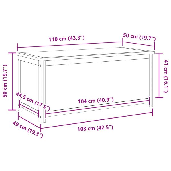 Кутия за съхранение Едноцветен