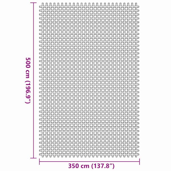 Килим за палатка Синьо 500 × 350 cm Полиестер