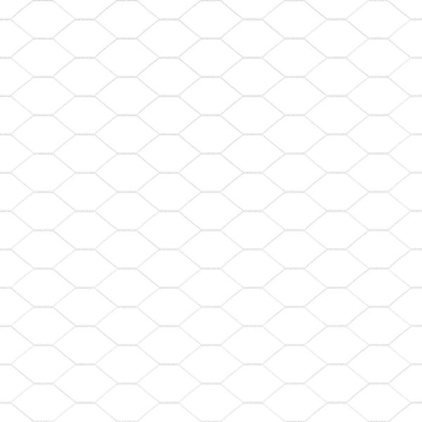 Шестоъгълна ограда Сребрист 0,4 x 10 м Поцинкована стомана