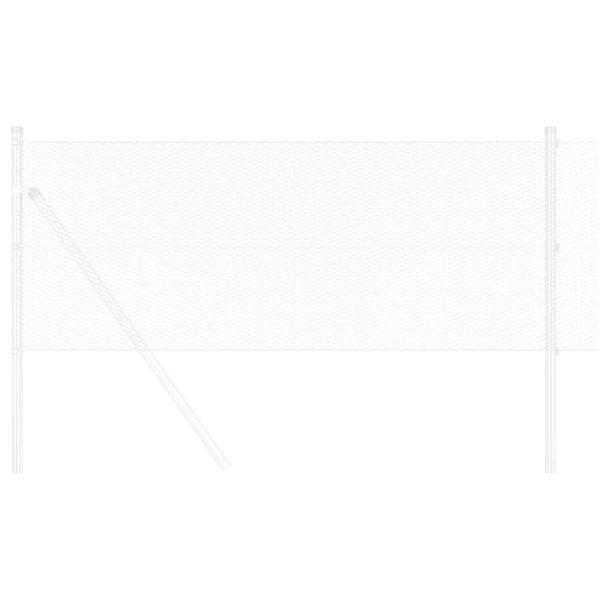 Шестоъгълна ограда Сребрист 0,4 x 25 м Поцинкована стомана