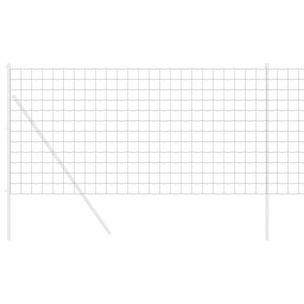 Шестоъгълна ограда Сребрист 1,4 x 50 m Поцинкована стомана