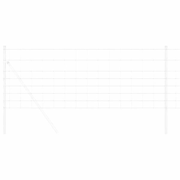 Ограда за пасища Сив 0.8 x 10 m Стомана