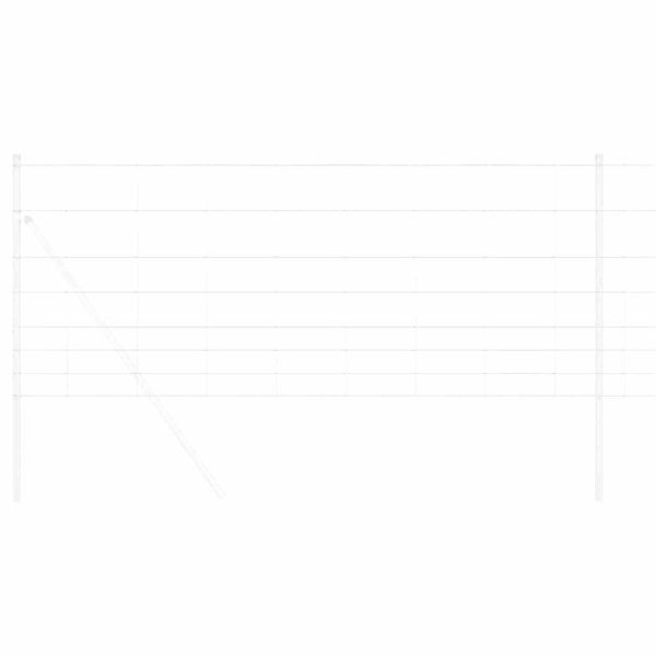 Ограда за пасища Сив 1 x 10 m Стомана