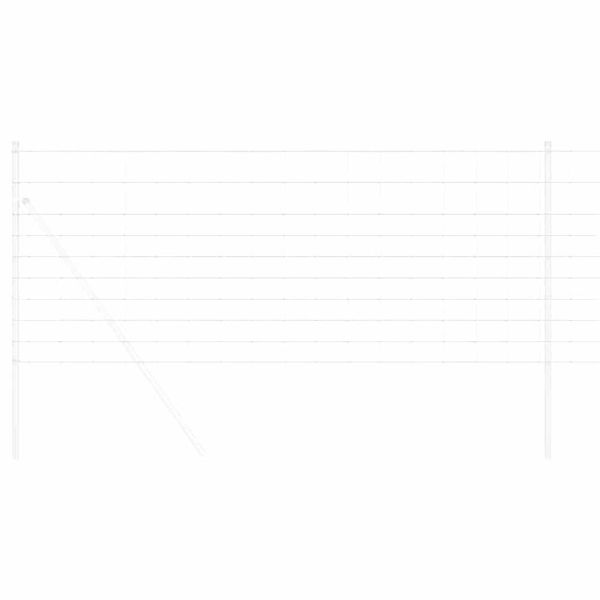 Ограда за пасища Сив 1 x 10 m Стомана