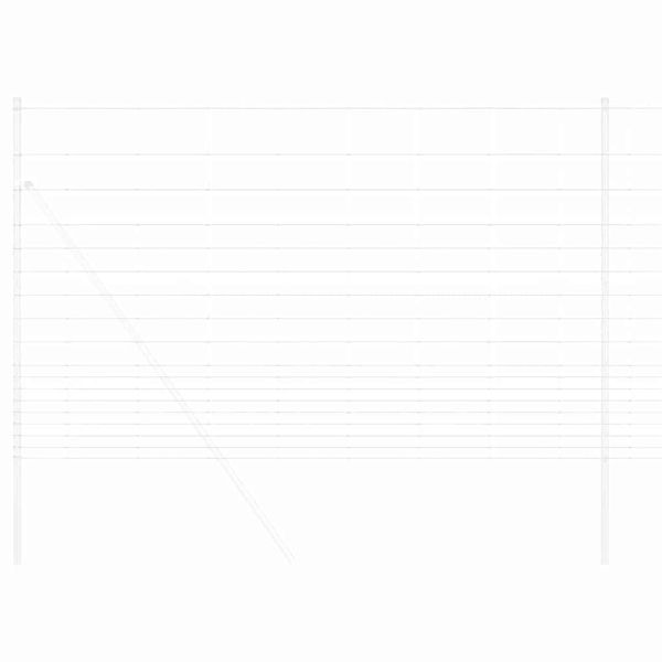 Ограда за пасища Сив 1.5 x 10 m Стомана