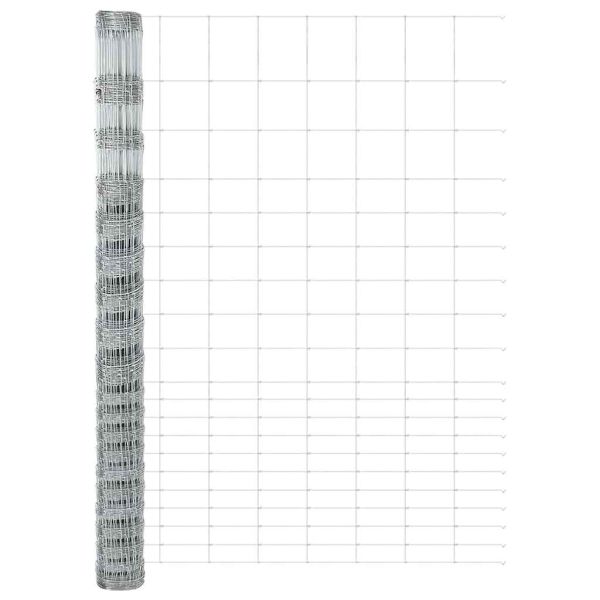 Ограда за пасища Сив 1.6 x 10 m Стомана