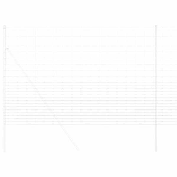 Ограда за пасища Сребрист 25 x 1,6 м Поцинкована стомана