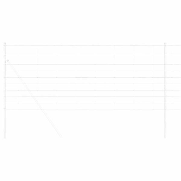 Ограда за пасища Сребрист 50 x 1 m Поцинкована стомана