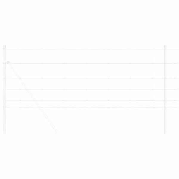 Ограда за пасища Сребрист 100 x 0,8 м Поцинкована стомана