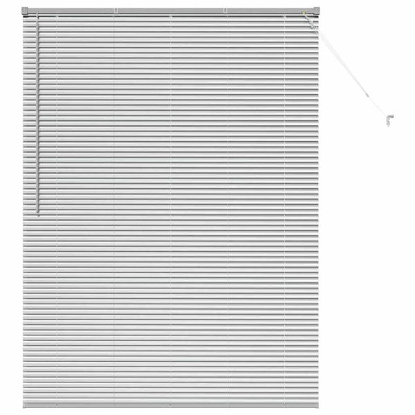 Щора за прозорец С завеси Сребрист Алуминий