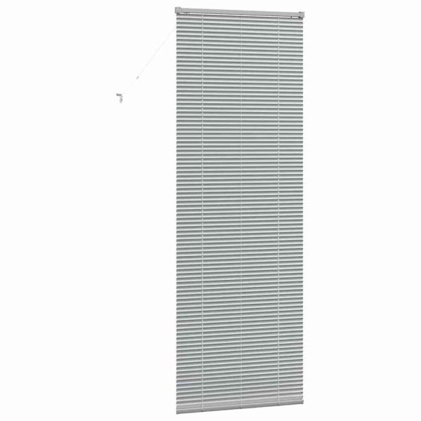 Щора за прозорец С завеси Сребрист Алуминий