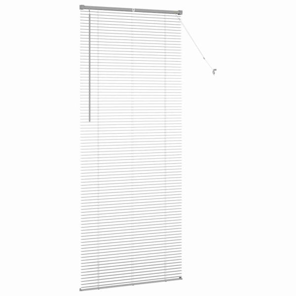 Щора за прозорец С завеси Сребрист Алуминий