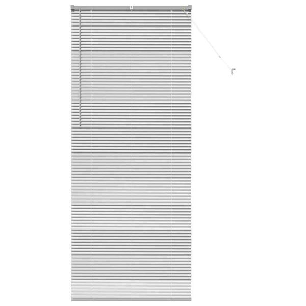 Щора за прозорец С завеси Сребрист Алуминий