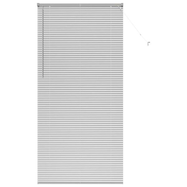 Щора за прозорец С завеси Сребрист Алуминий