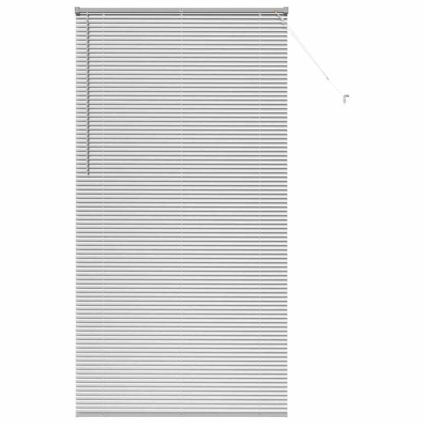 Щора за прозорец С завеси Сребрист Алуминий