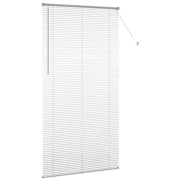 Щора за прозорец С завеси Сребрист Алуминий