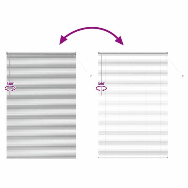 Вертикални щори С завеси Сребрист 220x150см Алуминий