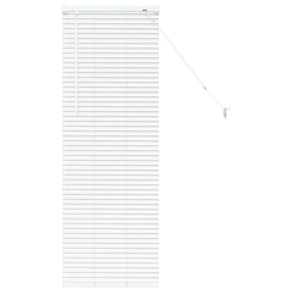 Щора за прозорец С завеси Бяло Алуминий