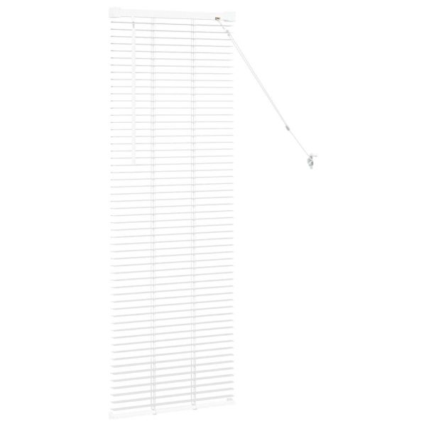 Щора за прозорец С завеси Бяло Алуминий