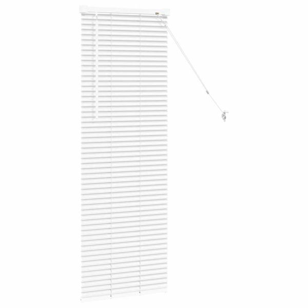 Щора за прозорец С завеси Бяло Алуминий