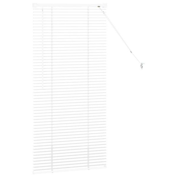 Щора за прозорец С завеси Бяло Алуминий