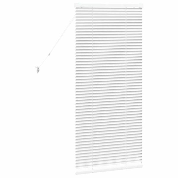 Щора за прозорец С завеси Бяло Алуминий