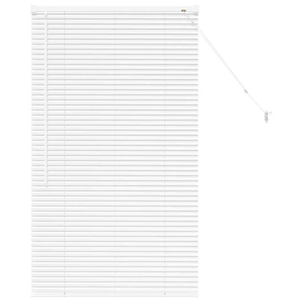 Щора за прозорец С завеси Бяло Алуминий