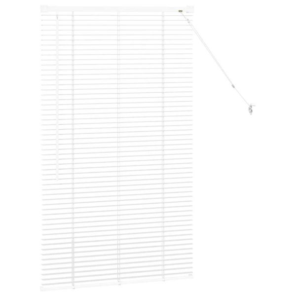 Щора за прозорец С завеси Бяло Алуминий