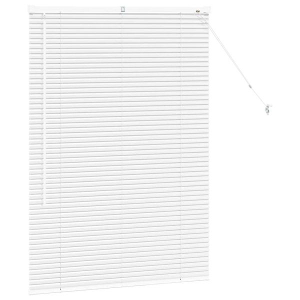 Щора за прозорец С завеси Бяло Алуминий