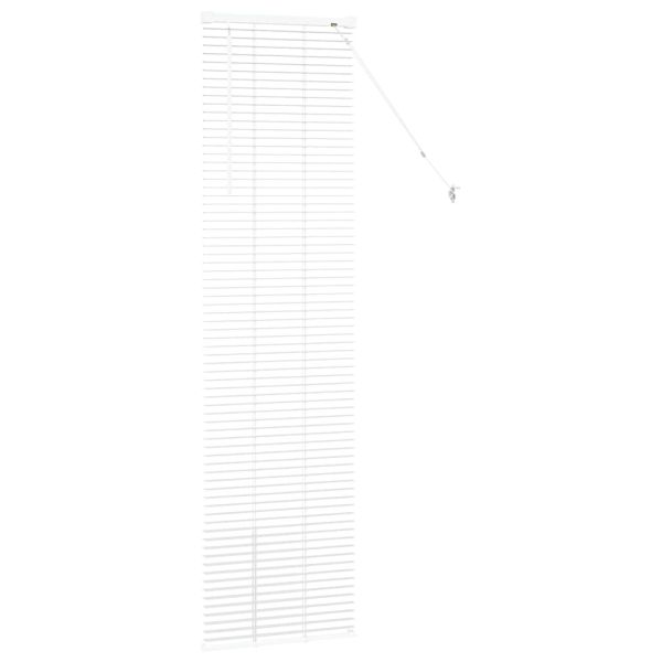 Щора за прозорец С завеси Бяло Алуминий