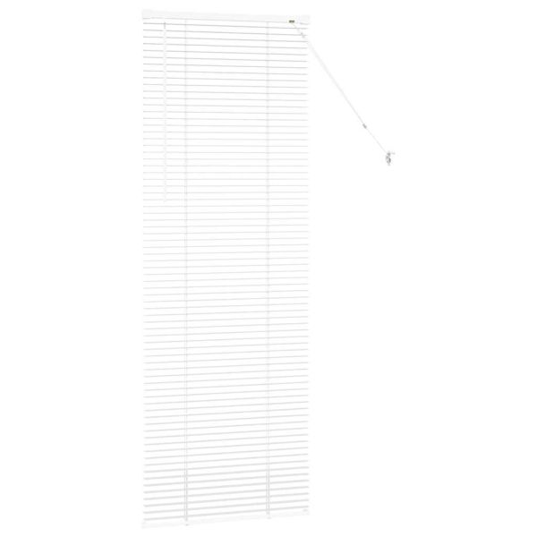 Щора за прозорец С завеси Бяло Алуминий