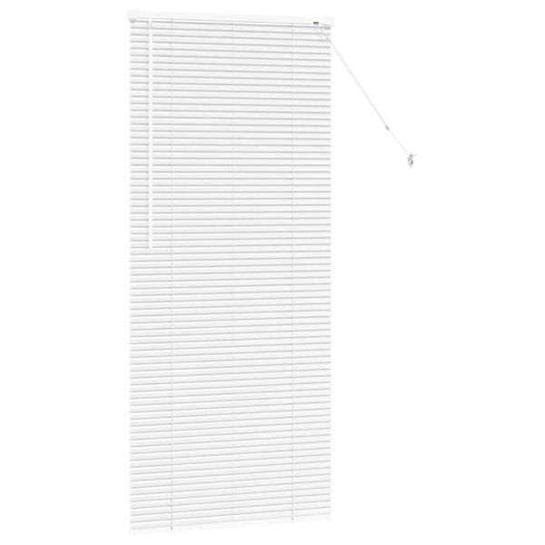 Вертикални щори С завеси Бяло 175 x 80 см Алуминий
