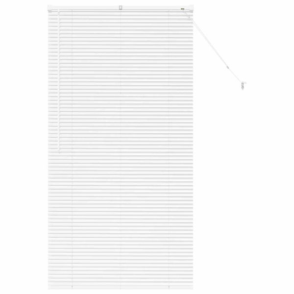Вертикални щори С завеси Бяло 175 x 95 см Алуминий