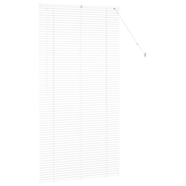 Вертикални щори С завеси Бяло 175 x 95 см Алуминий