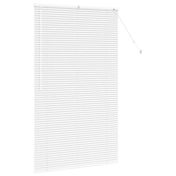 Щора за прозорец С завеси Бяло Алуминий