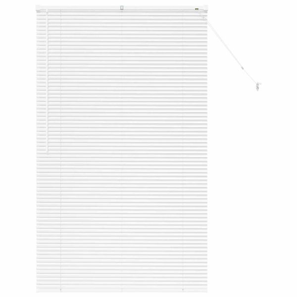 Вертикални щори С завеси Бяло 175 x 105 см Алуминий