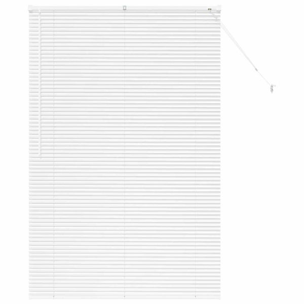 Щора за прозорец С завеси Бяло Алуминий