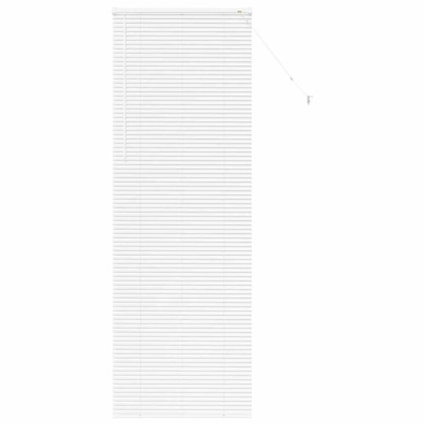 Вертикални щори С завеси Бяло 220 x 80 см Алуминий