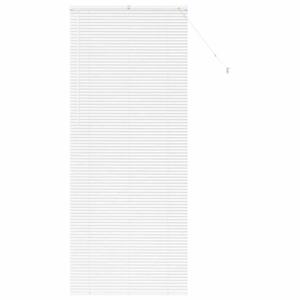 Щора за прозорец С завеси Бяло Алуминий