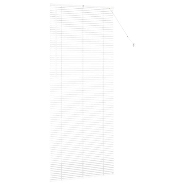 Щора за прозорец С завеси Бяло Алуминий