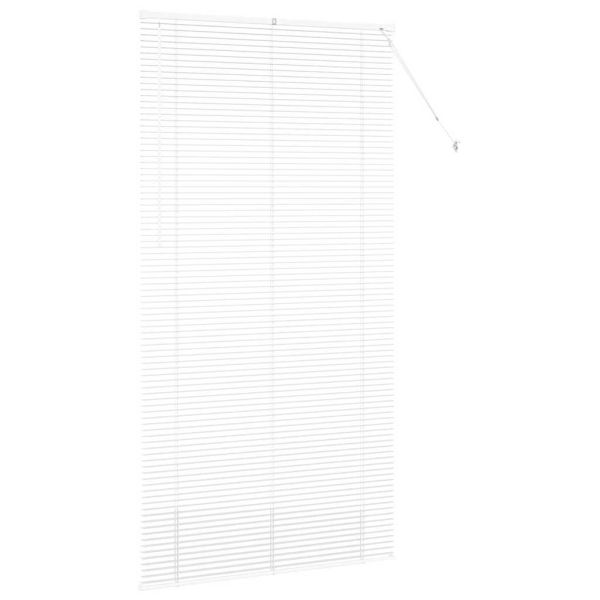 Щора за прозорец С завеси Бяло Алуминий