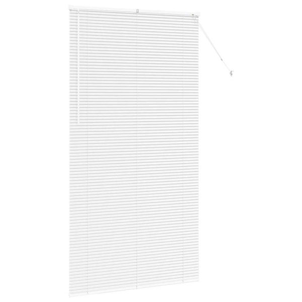 Щора за прозорец С завеси Бяло Алуминий