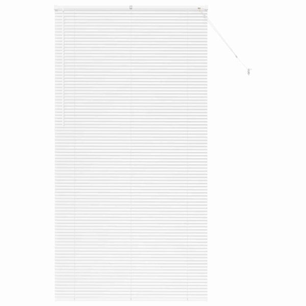 Щора за прозорец С завеси Бяло Алуминий