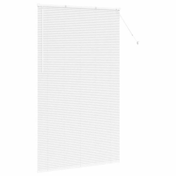 Щора за прозорец С завеси Бяло Алуминий