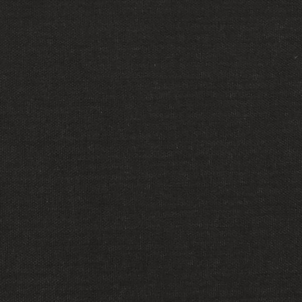 Люлеещ фотьойл с крака от каучук масив, черен, текстил