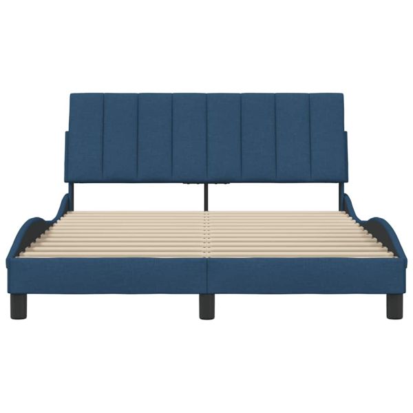 Рамка за легло без матрак Hanko Синя 120x200 cm Плат