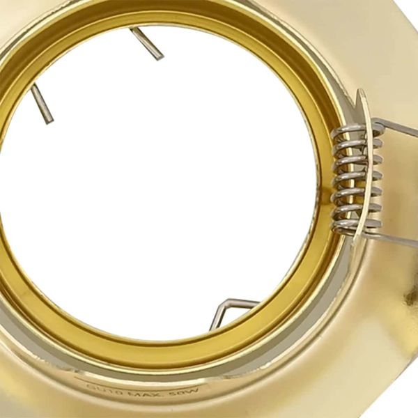 Прожектор 12 pcs Златист 9 x 9 x 2.5 см Метал